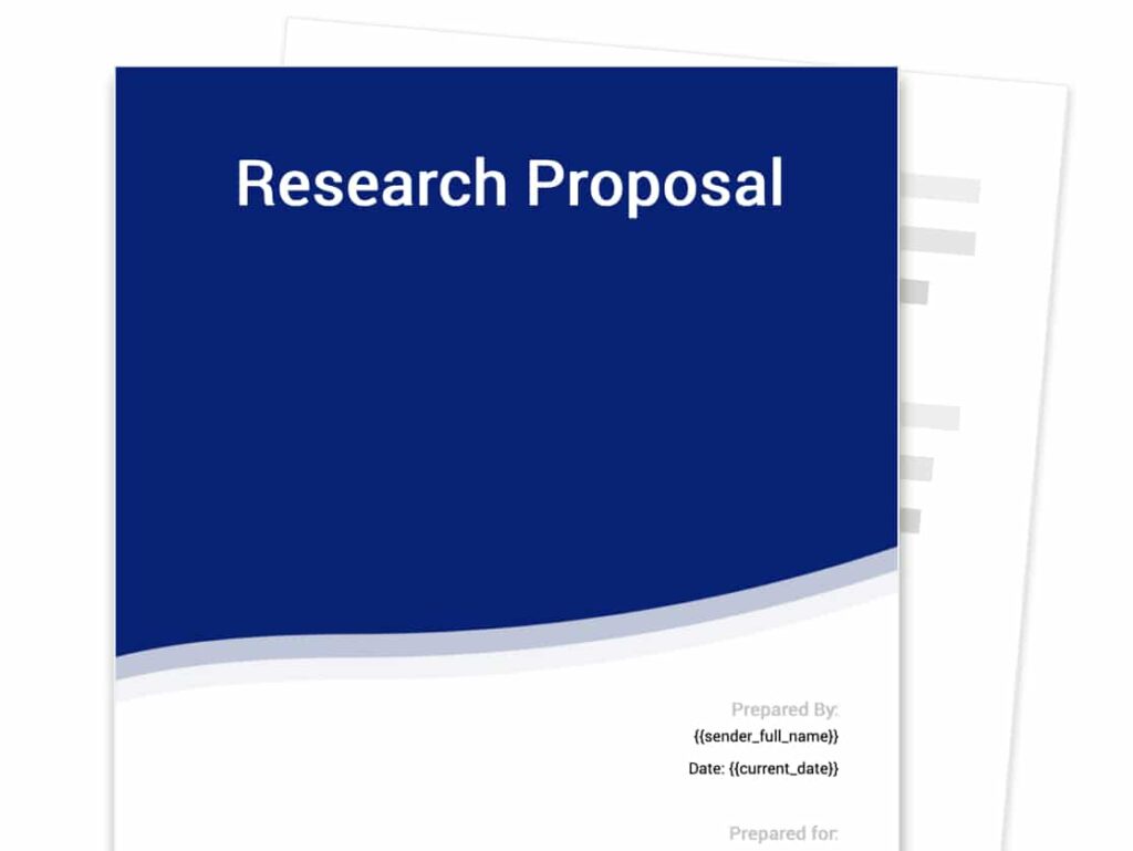 UG RESEARCH PROPOSAL FORMAT.