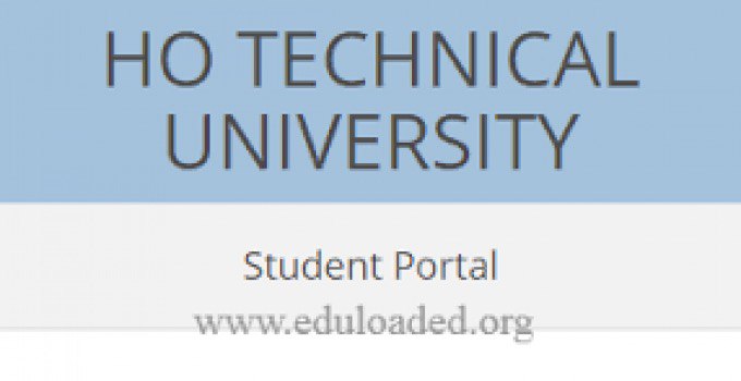 HTU Student Portal.